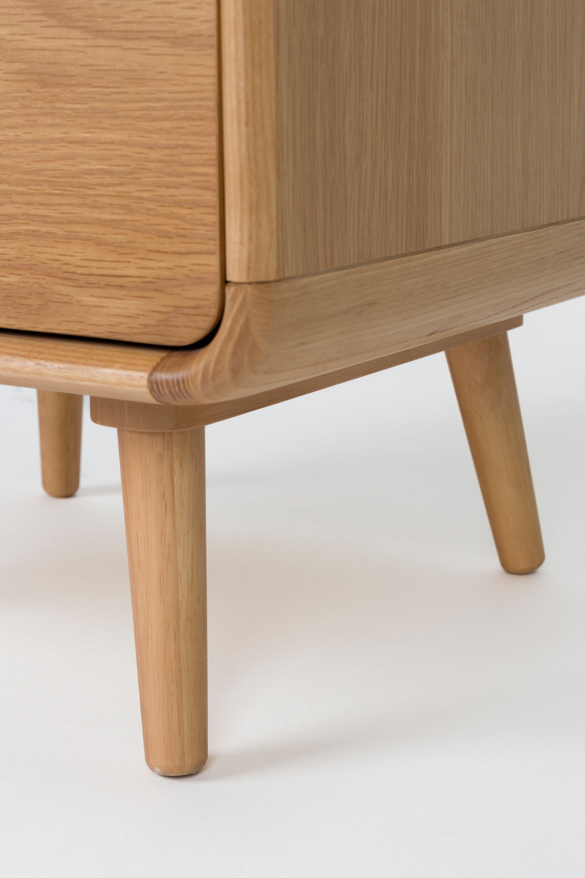 Zuiver Rise Natural Oak Wood Chest of Drawers